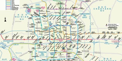 பெய்ஜிங் mtr வரைபடம்