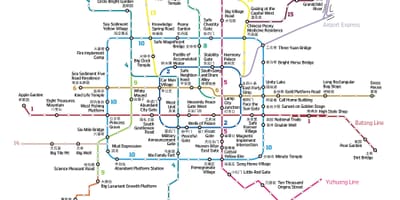 வரைபடம் பைடு வரைபடம் பெய்ஜிங்